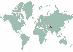 Isfana Airport in world map